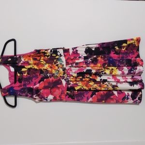 Pink Floral Dress sz. 8